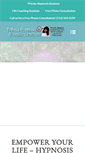 Mobile Screenshot of hypnosischangeslives.com